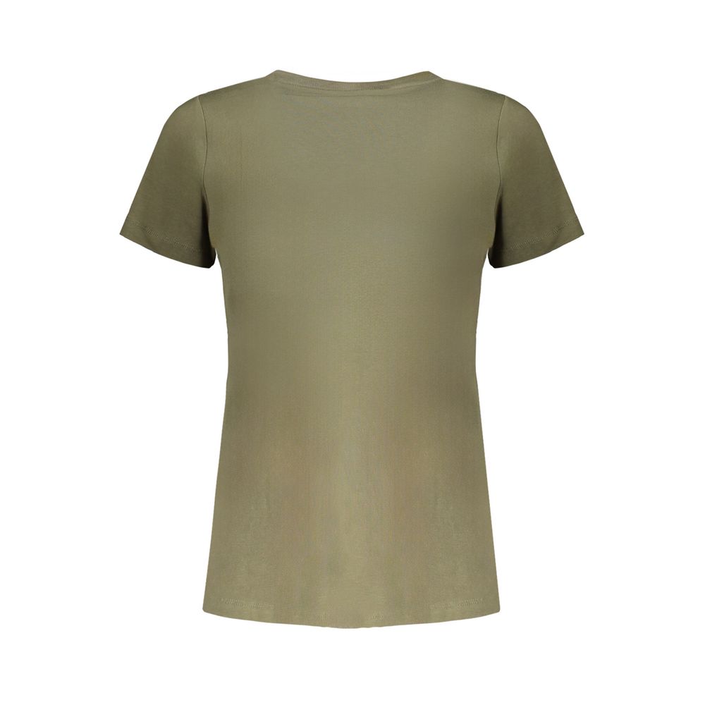 Pepe Jeans Green Cotton Tops &amp; T-Shirt