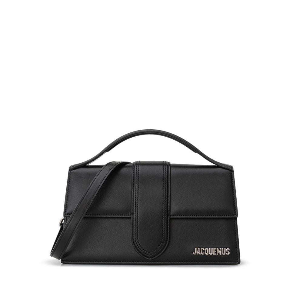 Jacquemus Schwarze Lederhandtasche