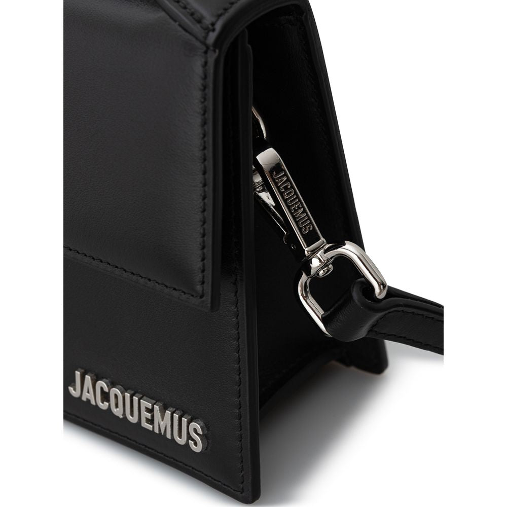 Jacquemus Schwarze Lederhandtasche