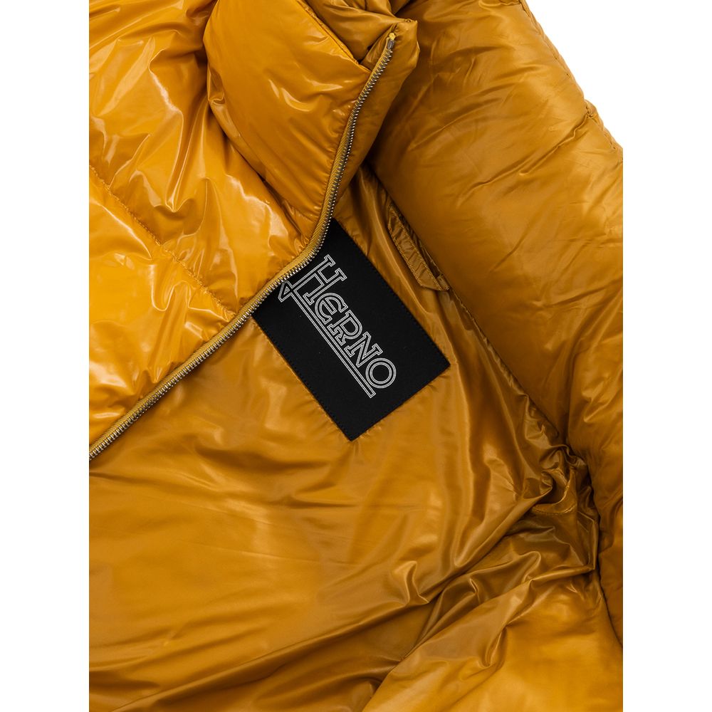 Herno Yellow Polyamide Jackets &amp; Coats