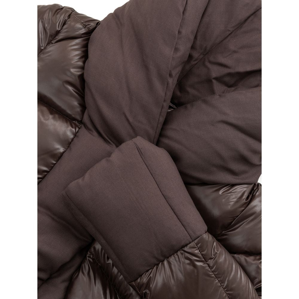 Herno brown polyamide jackets &amp; coats