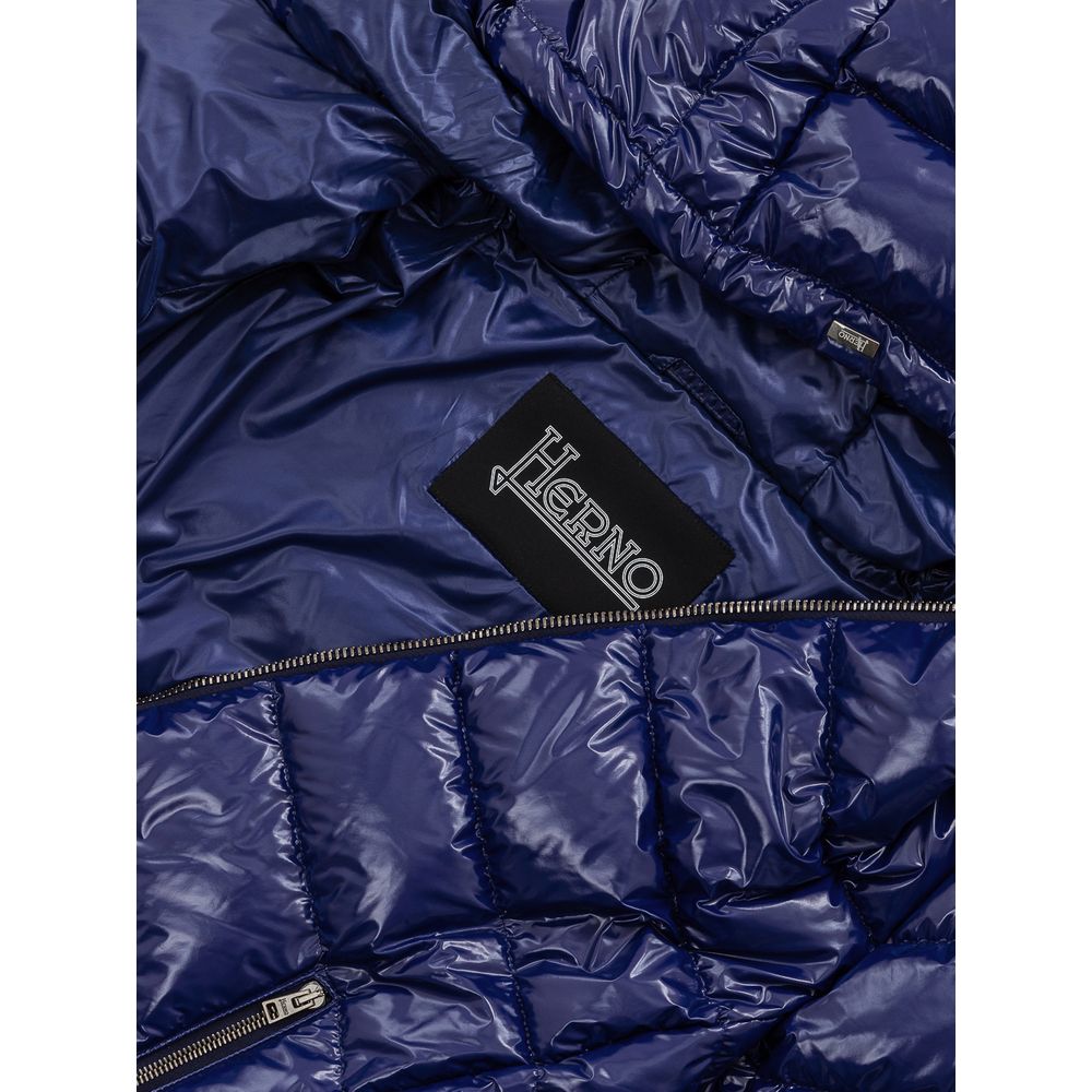 Herno Blue Polyamide Jackets &amp; Coats