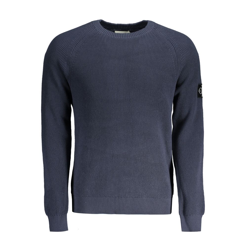 Calvin Klein Blauer Baumwollpullover