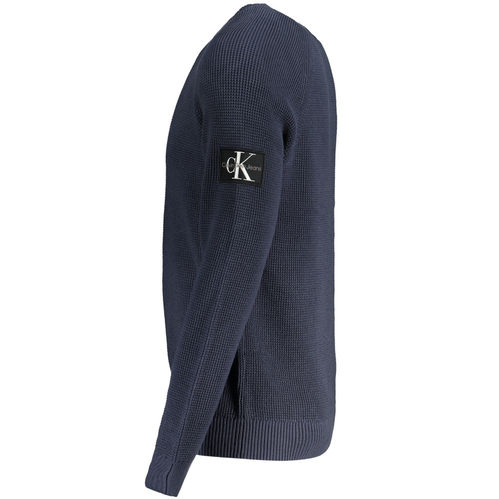 Calvin Klein Blauer Baumwollpullover