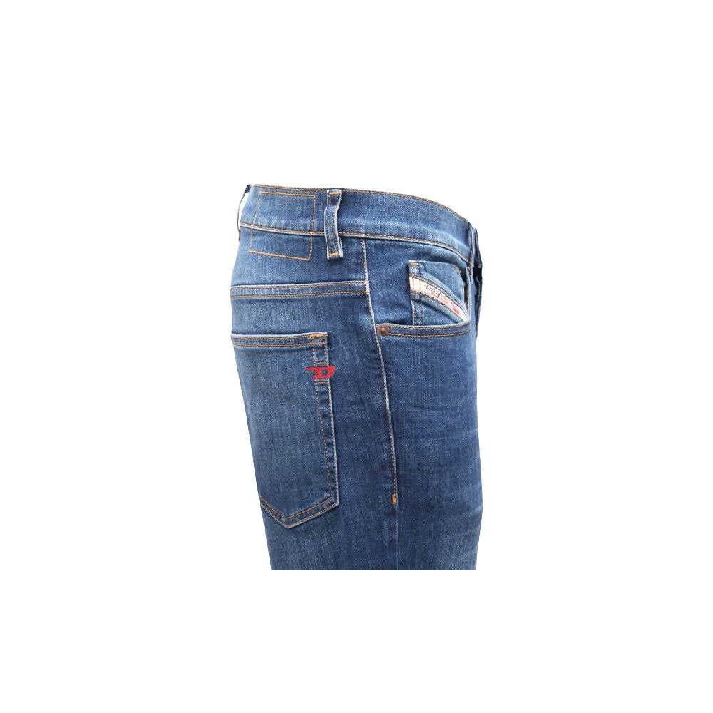 Diesel Blue Cotton Jeans &amp; Pants