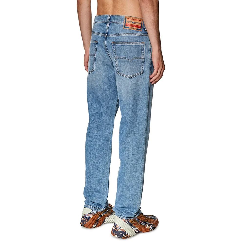 Diesel Light Blue Cotton Jeans &amp; Pants