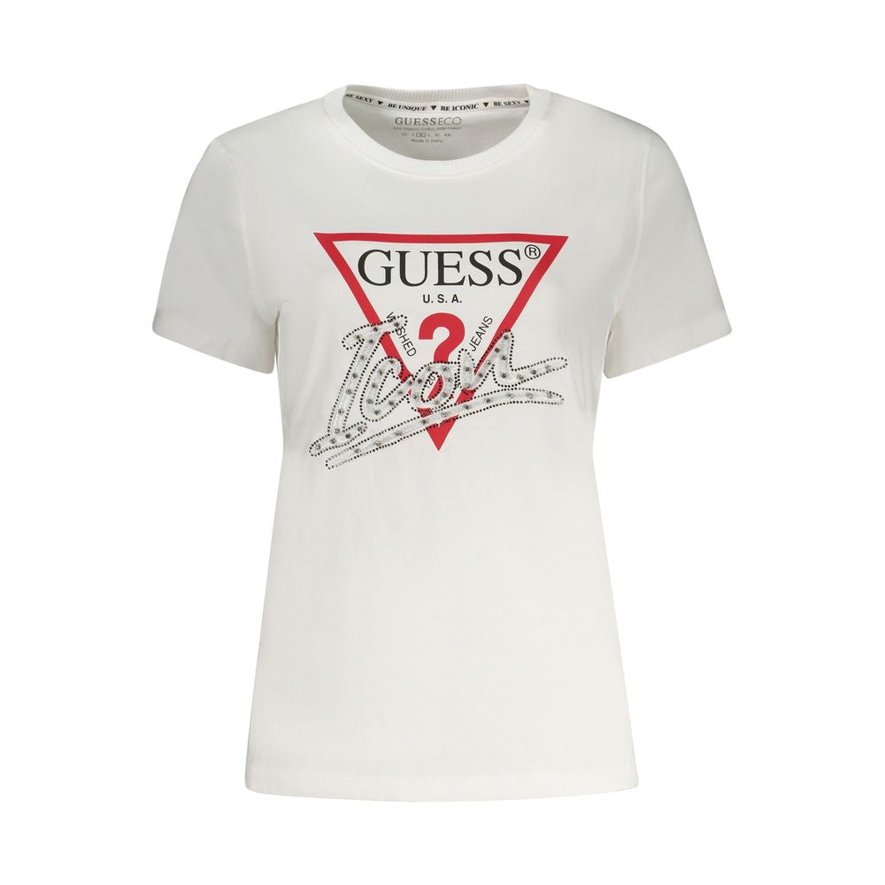 Guess Jeans Light Blue Cotton Tops &amp; T-Shirt