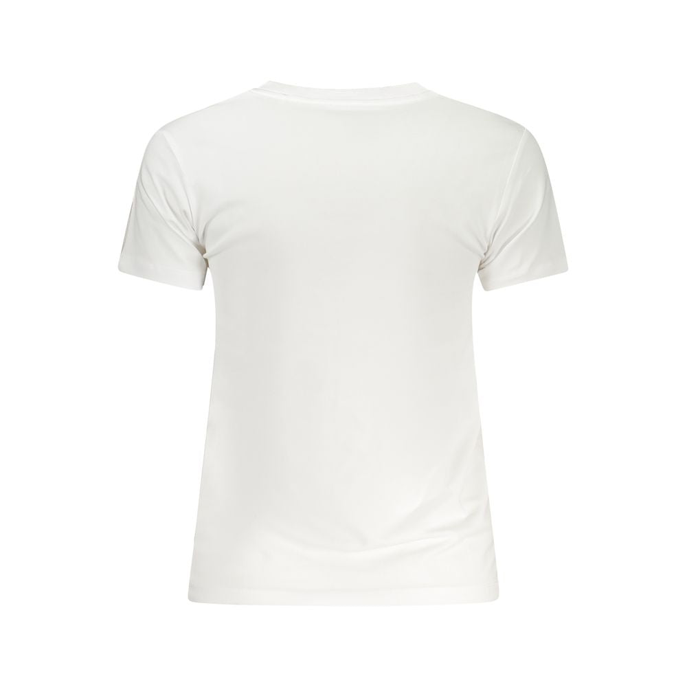 Guess Jeans White Cotton Tops &amp; T-Shirt