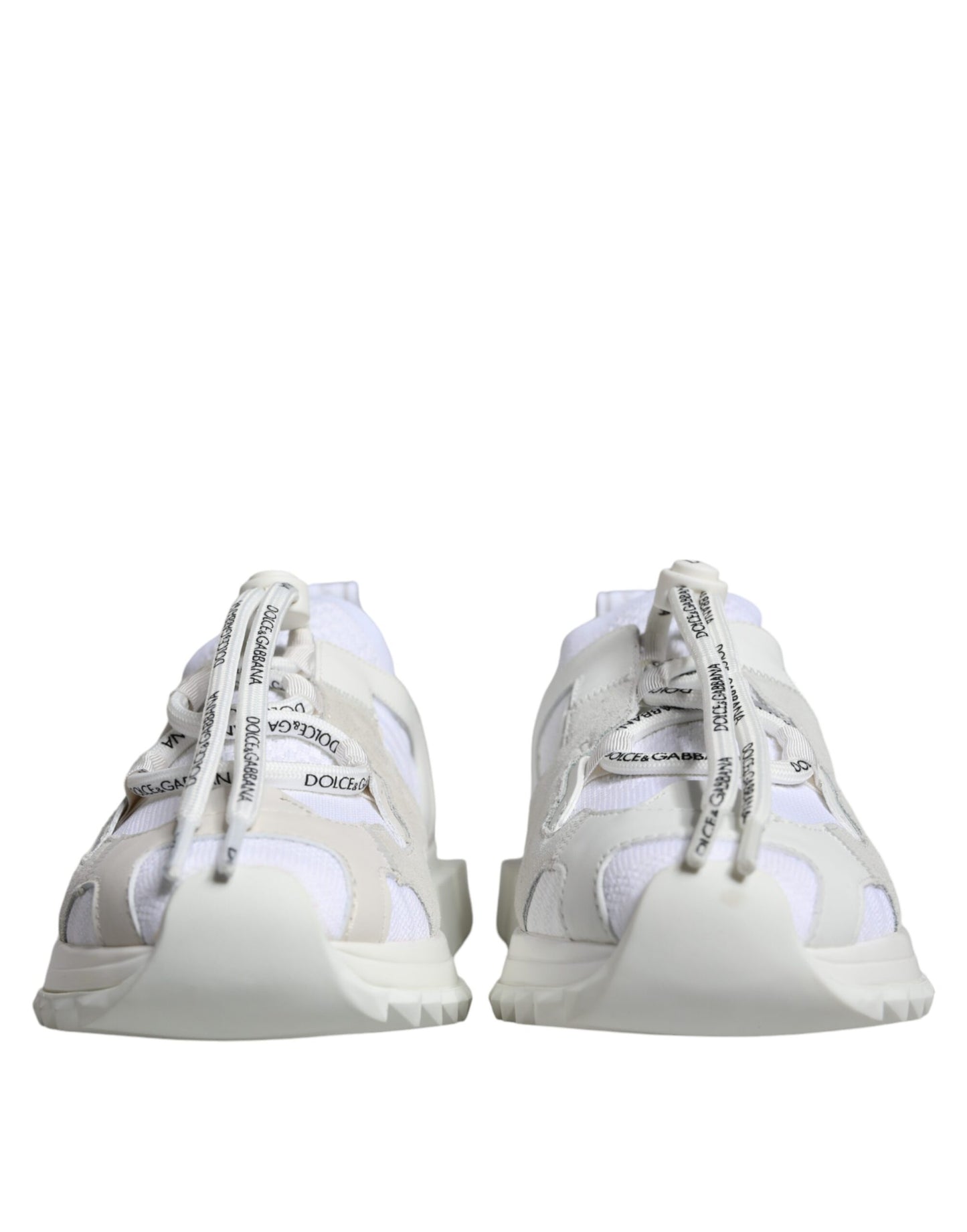 Dolce &amp; Gabbana White Mesh Sorrento Trekking Sneakers Shoes