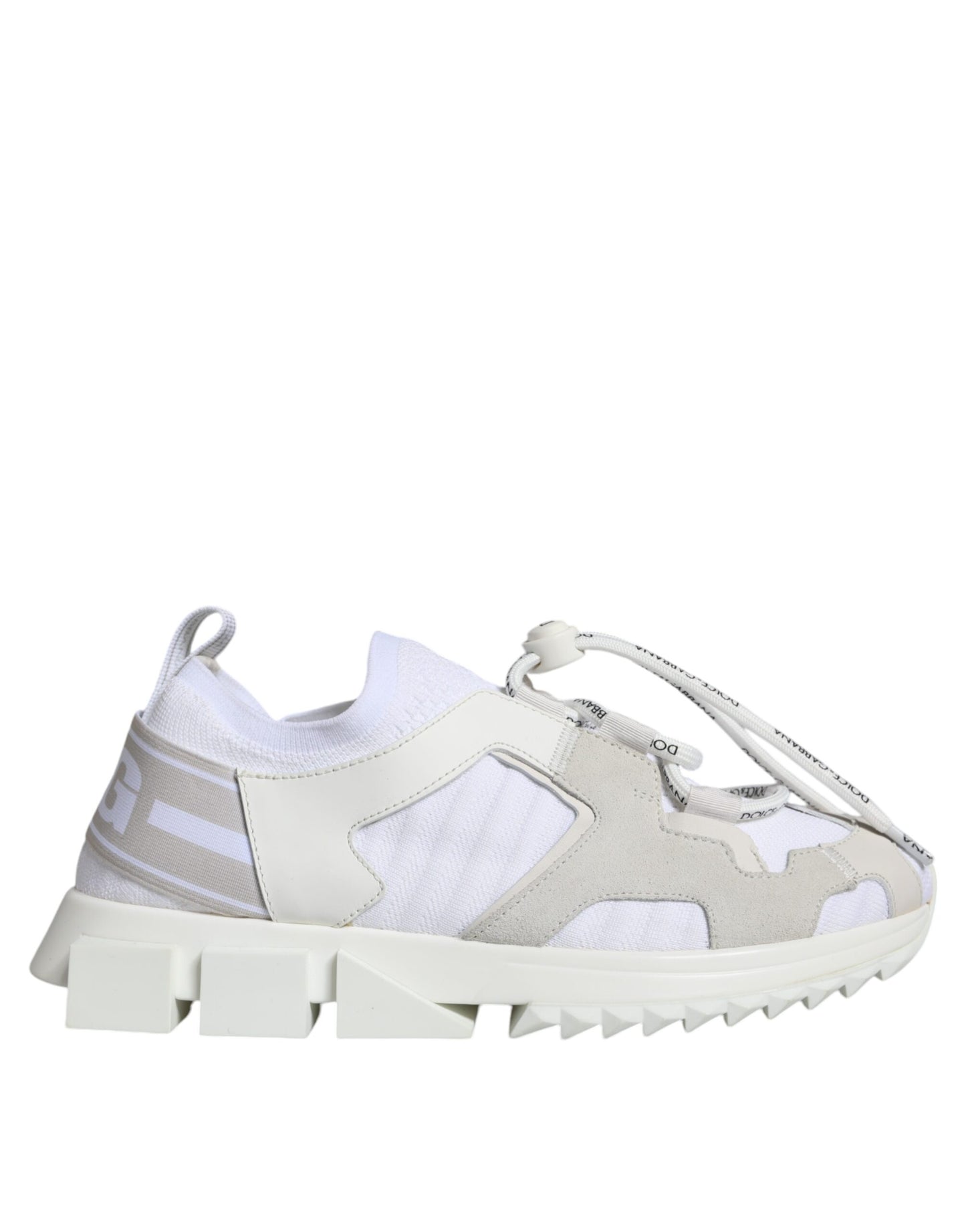 Dolce &amp; Gabbana White Mesh Sorrento Trekking Sneakers Shoes