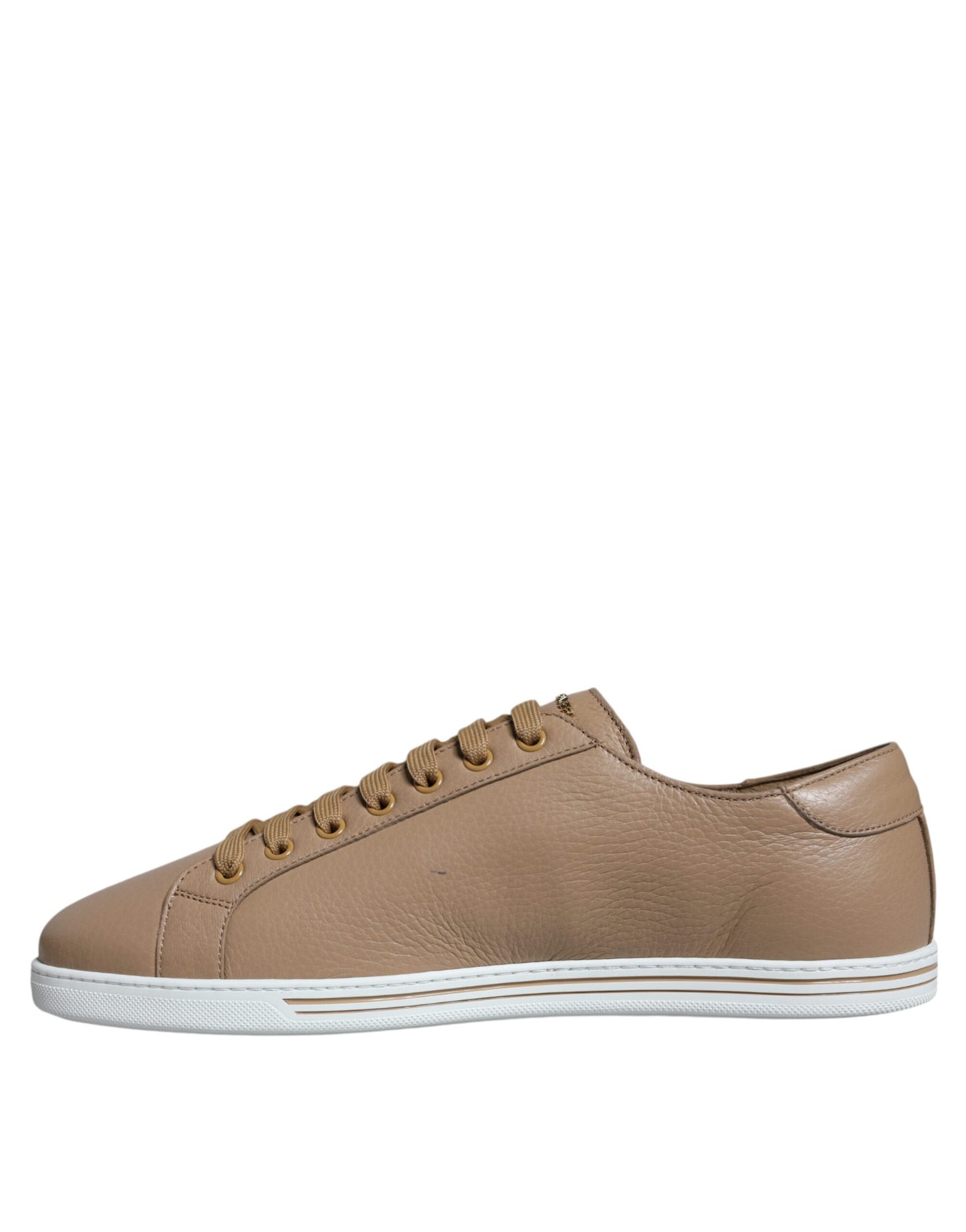 Dolce &amp; Gabbana Brown Low Top Men Saint Tropez Sneakers Shoes