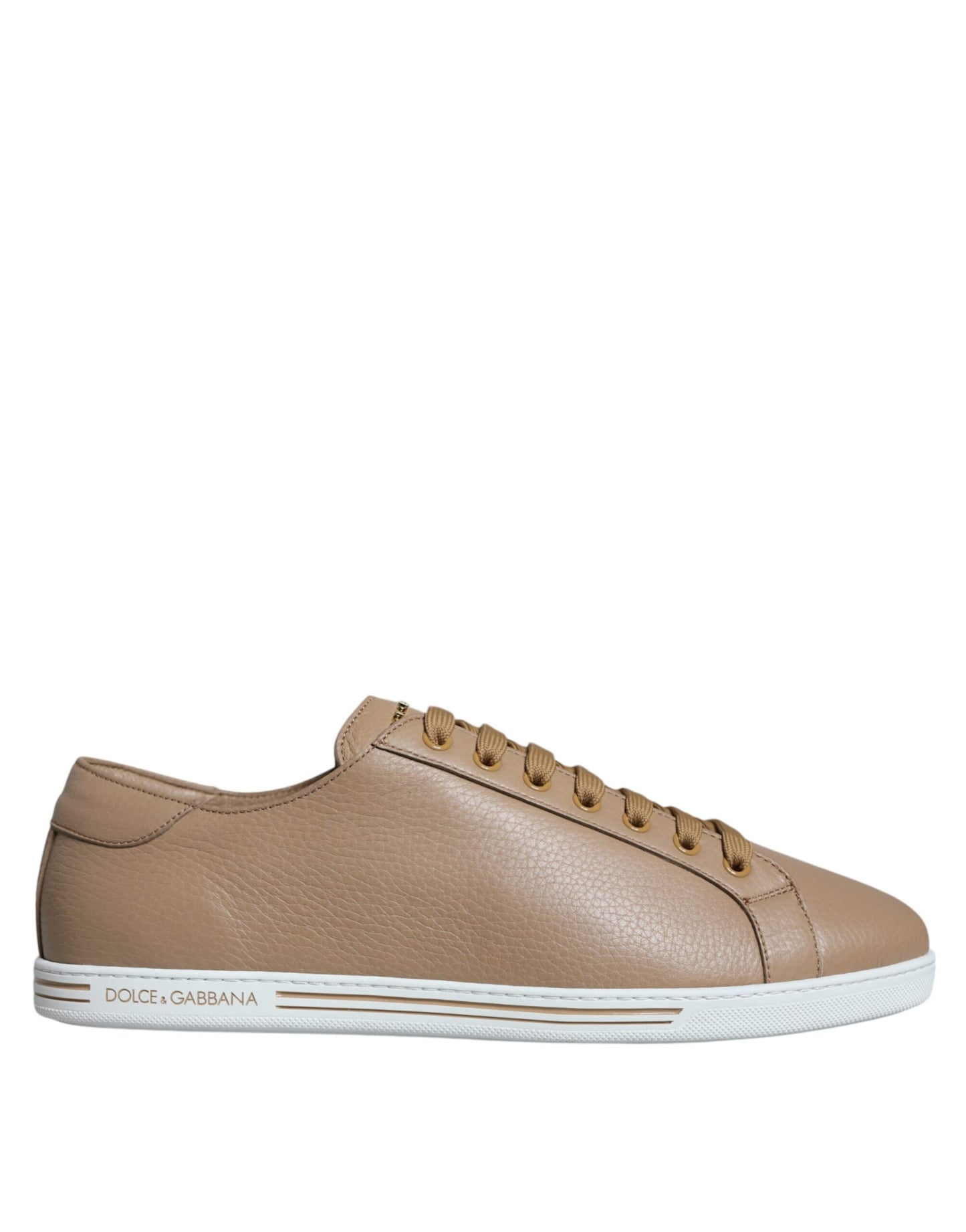 Dolce &amp; Gabbana Brown Low Top Men Saint Tropez Sneakers Shoes