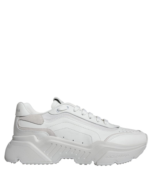 Dolce &amp; Gabbana White Daymaster Low Top Sneakers Shoes