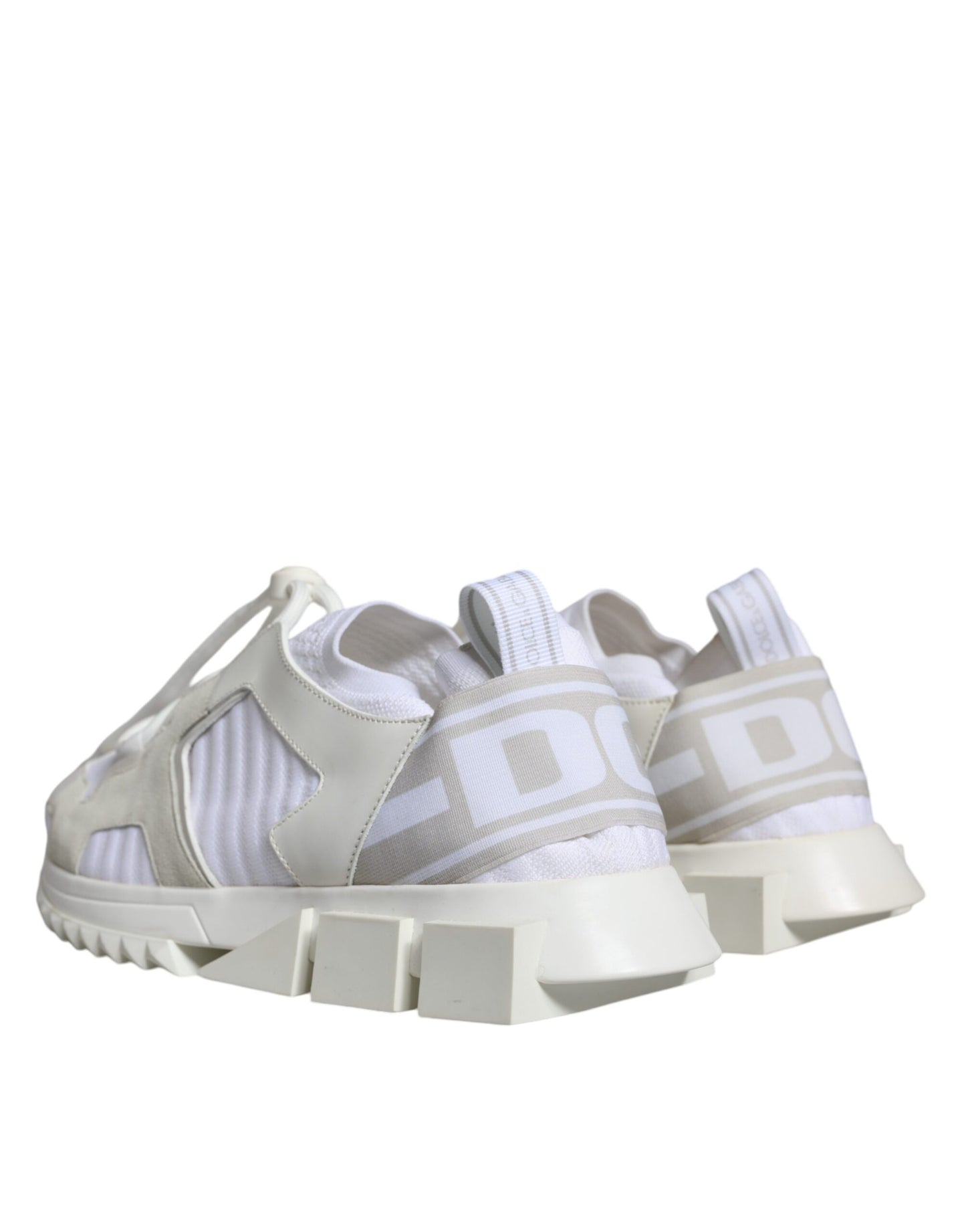 Dolce &amp; Gabbana White Mesh Sorrento Trekking Sneakers Shoes