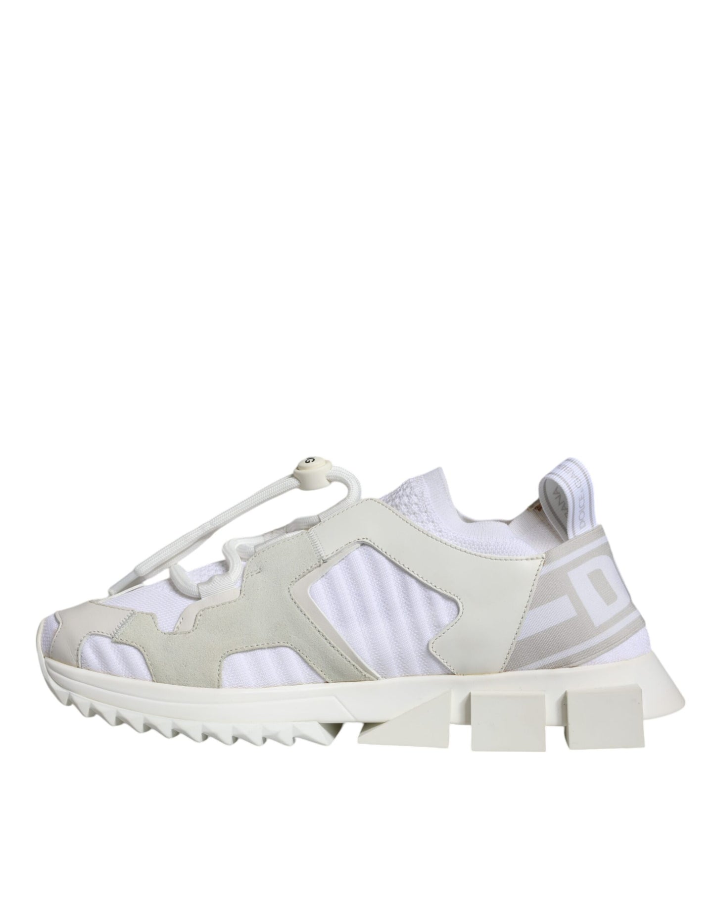 Dolce &amp; Gabbana White Mesh Sorrento Trekking Sneakers Shoes