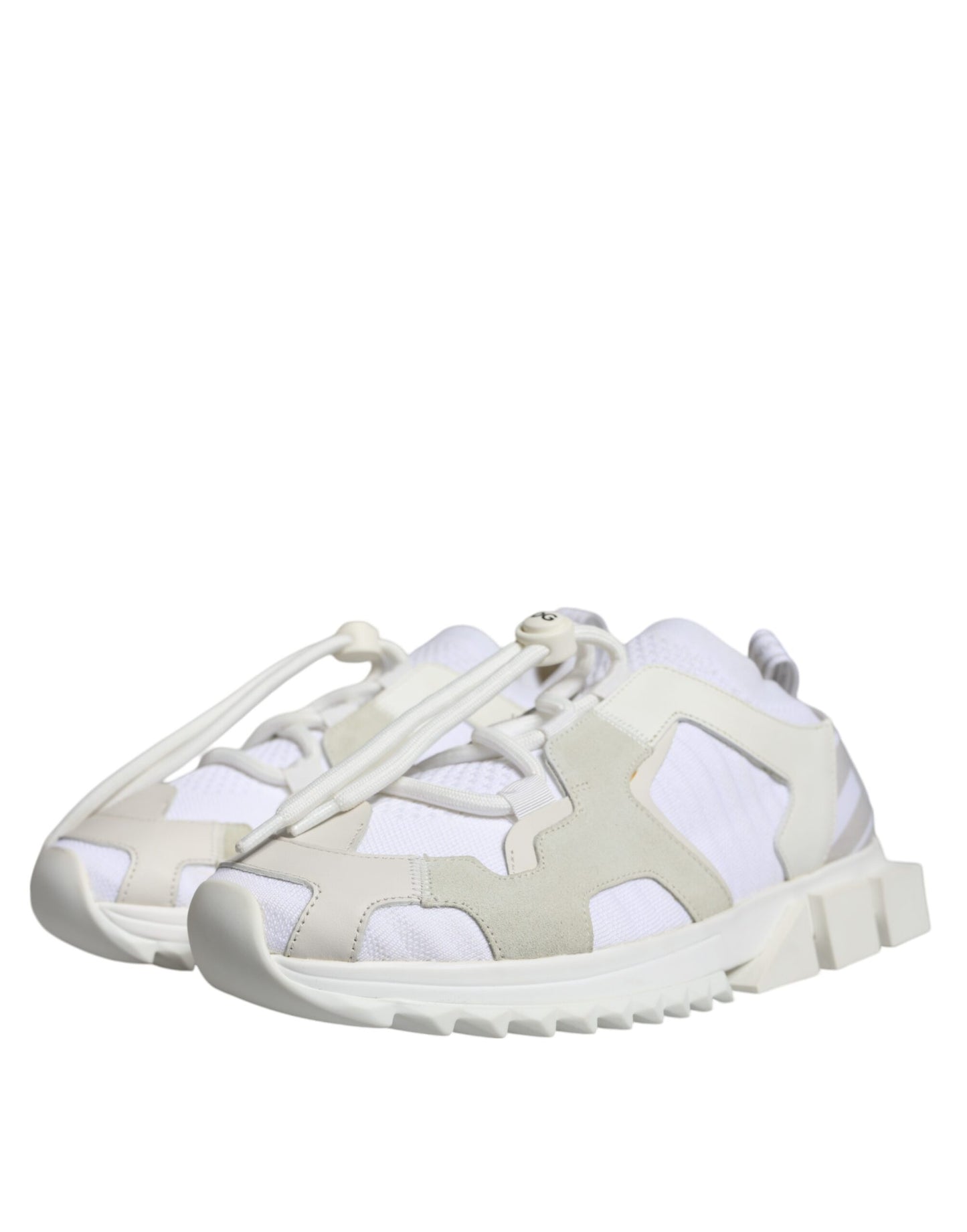 Dolce &amp; Gabbana White Mesh Sorrento Trekking Sneakers Shoes