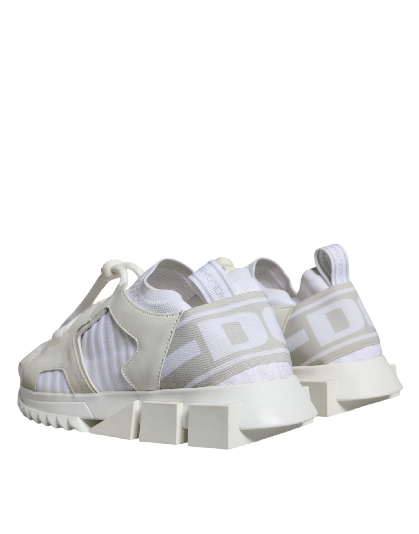 Dolce &amp; Gabbana White Mesh Sorrento Trekking Sneakers Shoes