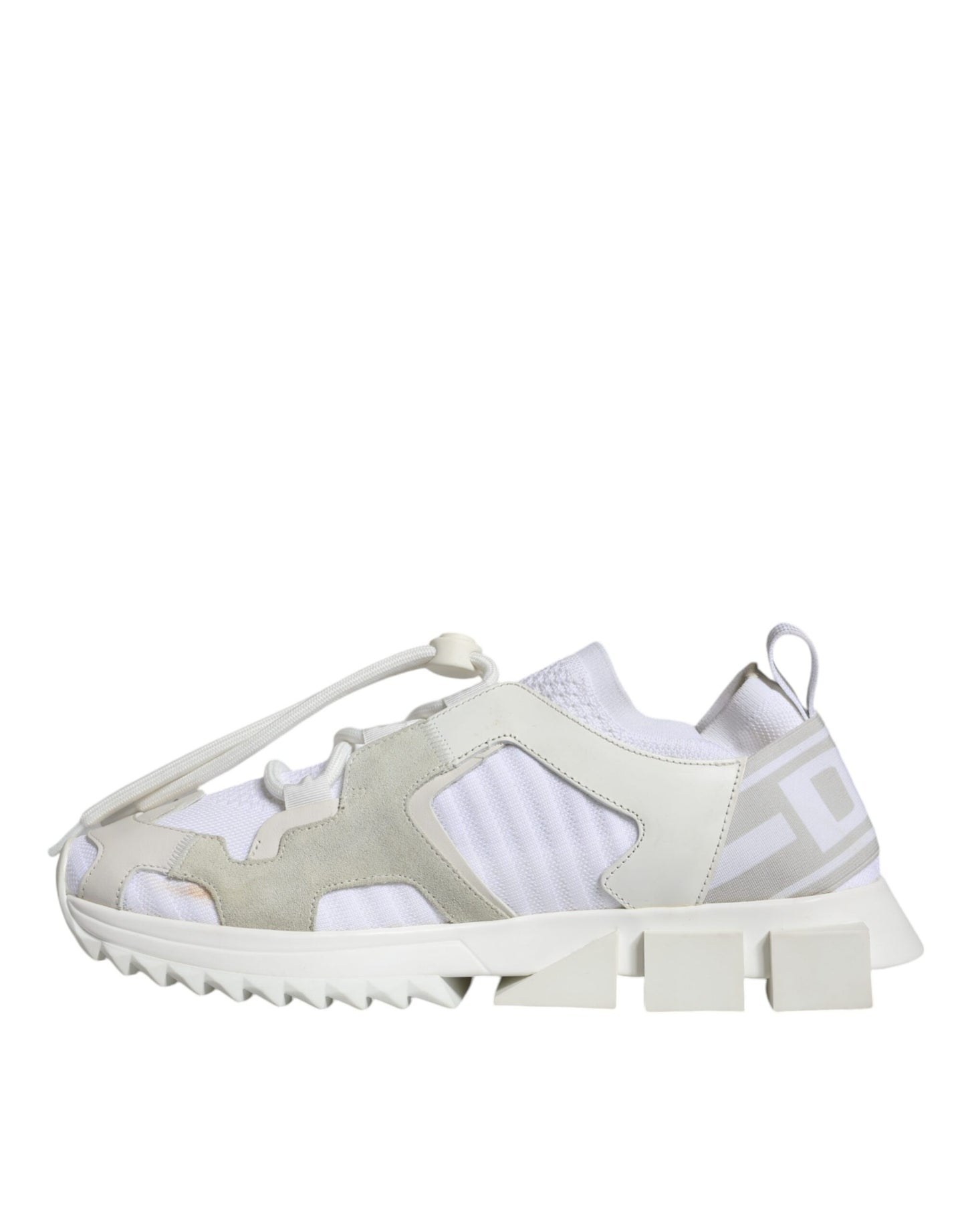 Dolce &amp; Gabbana White Mesh Sorrento Trekking Sneakers Shoes