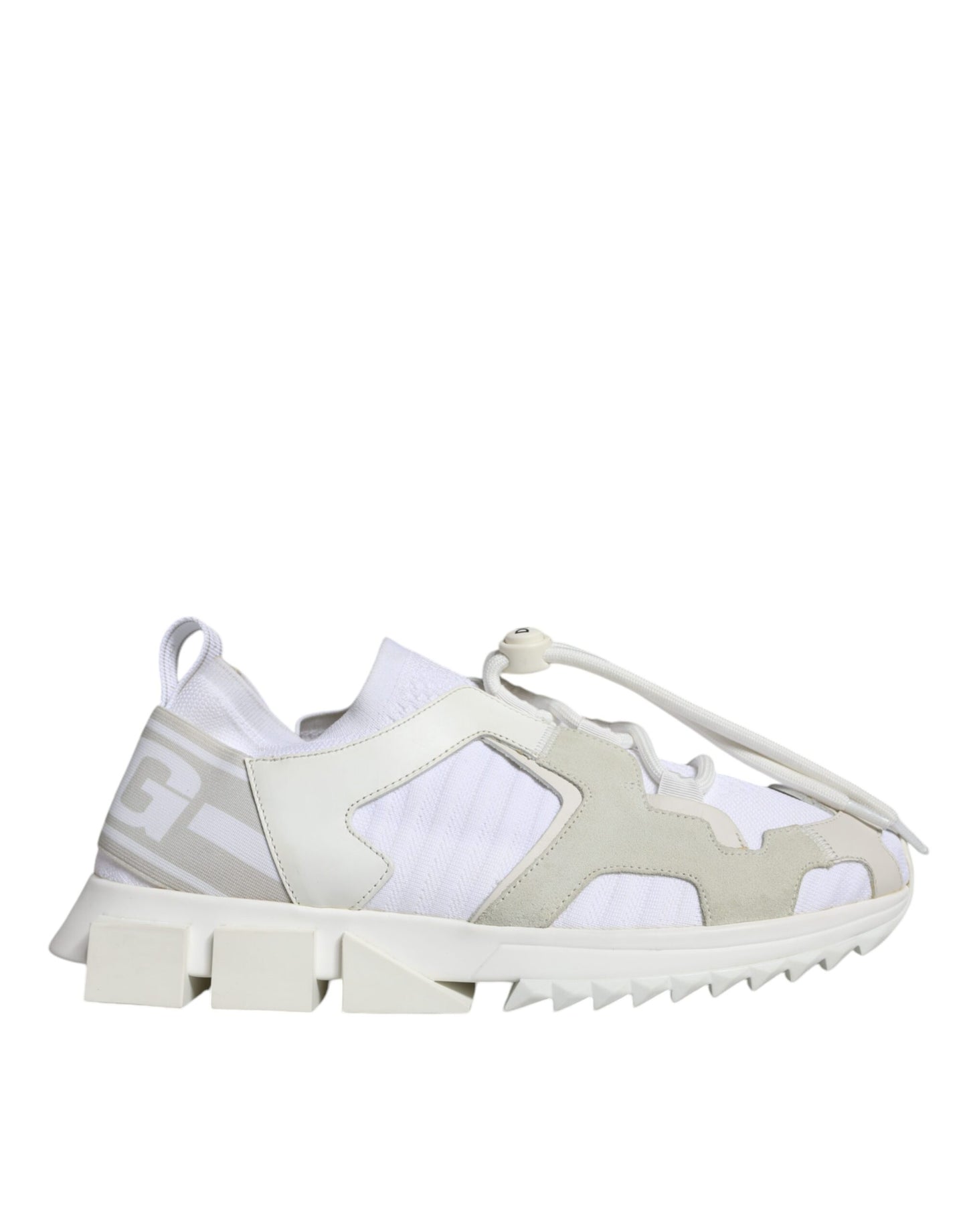 Dolce &amp; Gabbana White Mesh Sorrento Trekking Sneakers Shoes