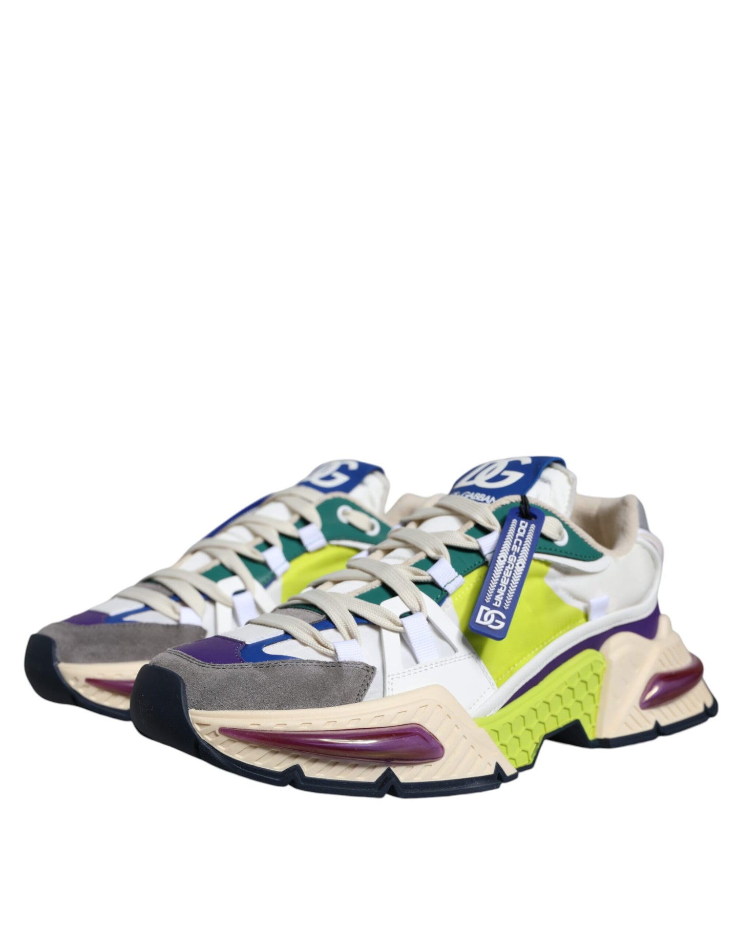 Dolce &amp; Gabbana Multicolor Airmaster Low Top Sneakers Shoes