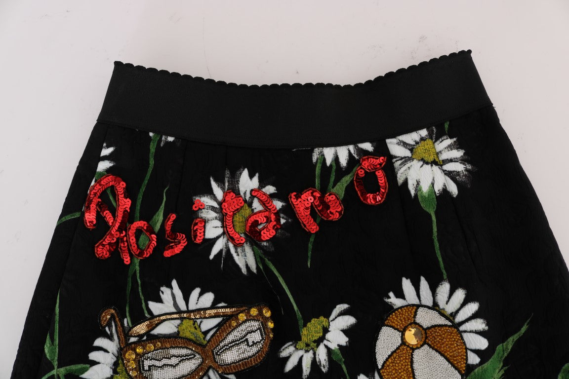 Dolce &amp; Gabbana Embellished A-line midi skirt