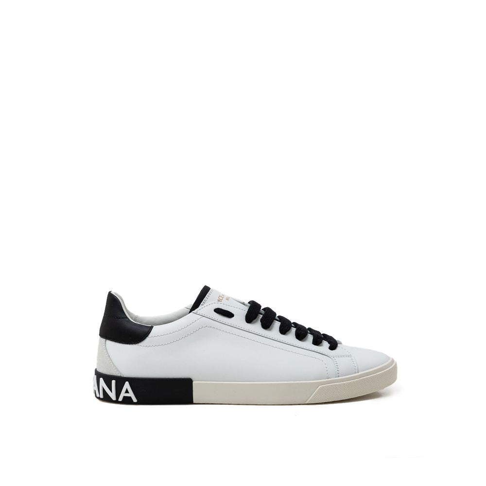 Dolce & Gabbana Weißes Leder Sneaker