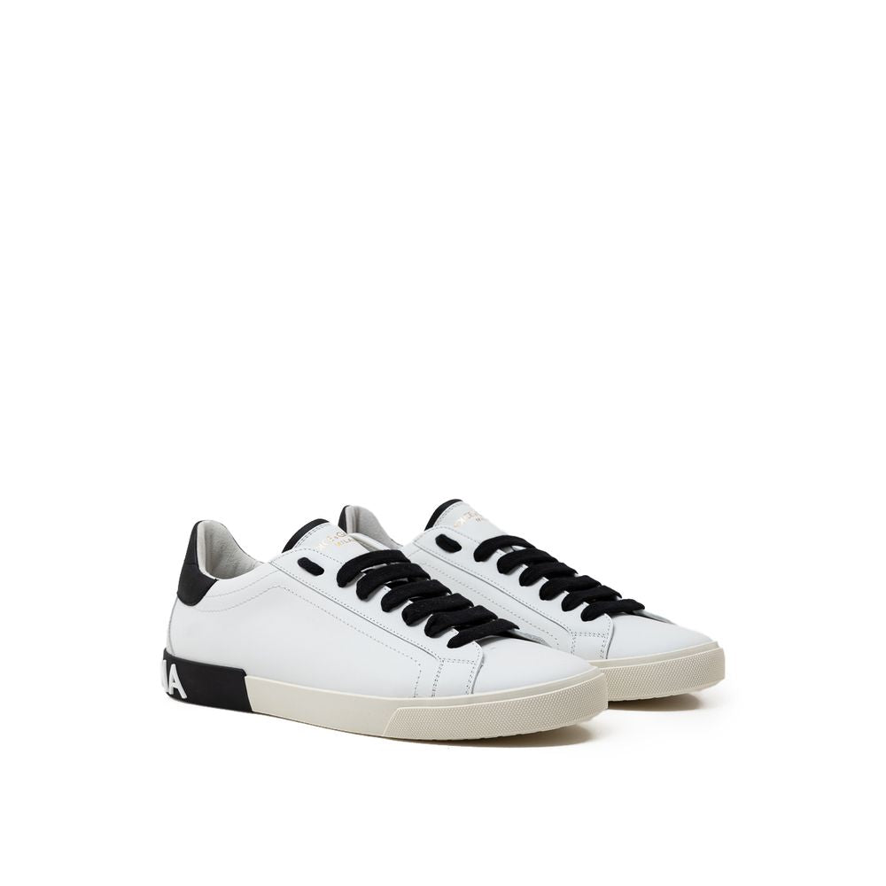 Dolce & Gabbana Weißes Leder Sneaker