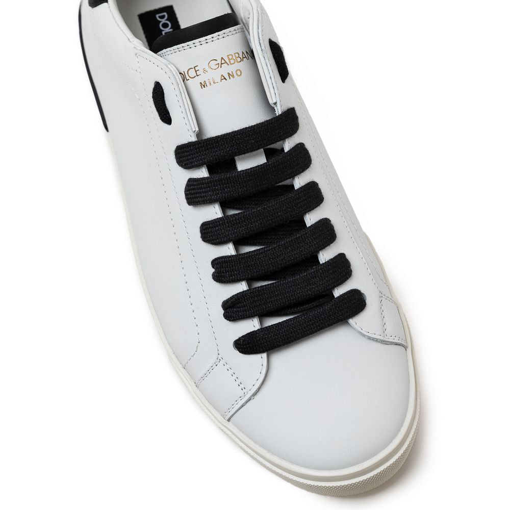 Dolce & Gabbana Weißes Leder Sneaker