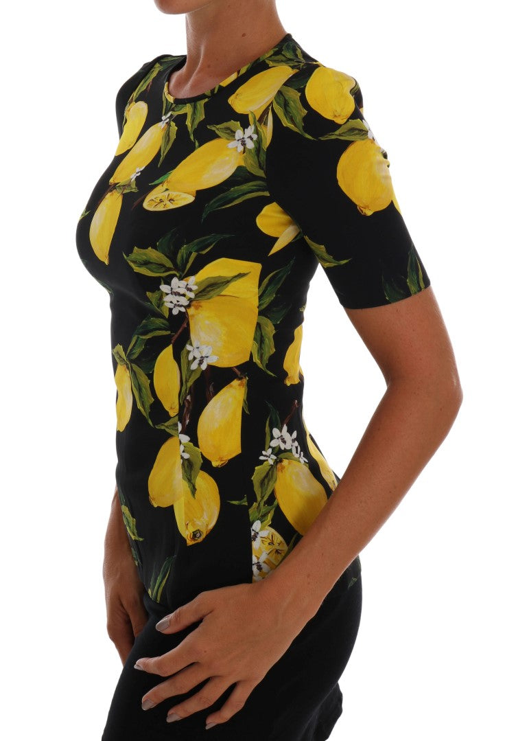 Dolce &amp; Gabbana silk blouse with Sicilian lemon print