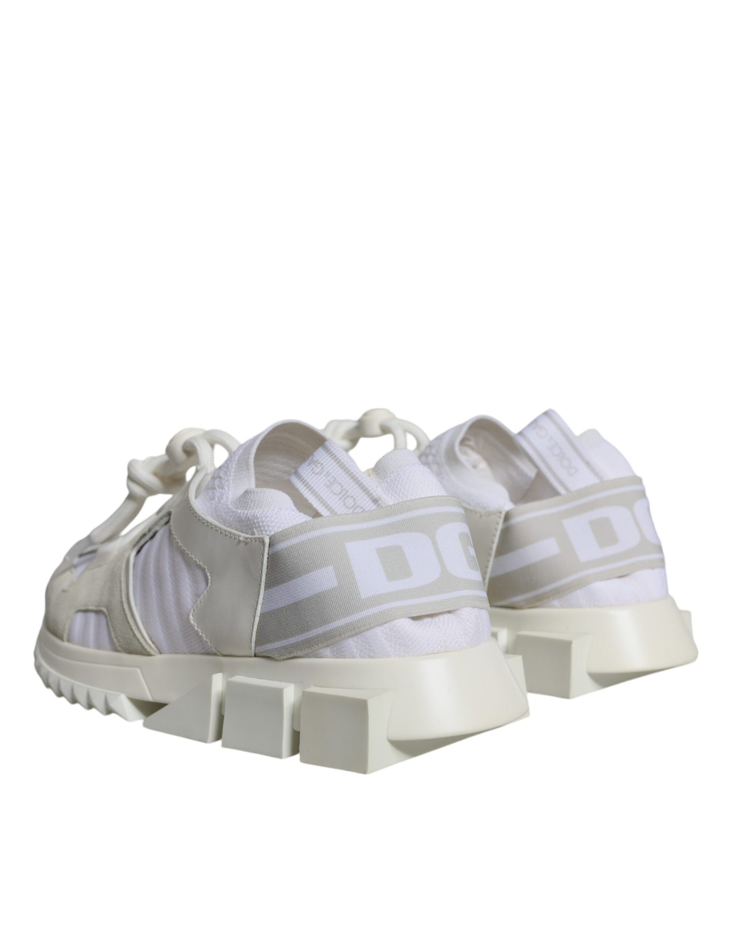 Dolce &amp; Gabbana White Mesh Sorrento Trekking Sneakers Shoes