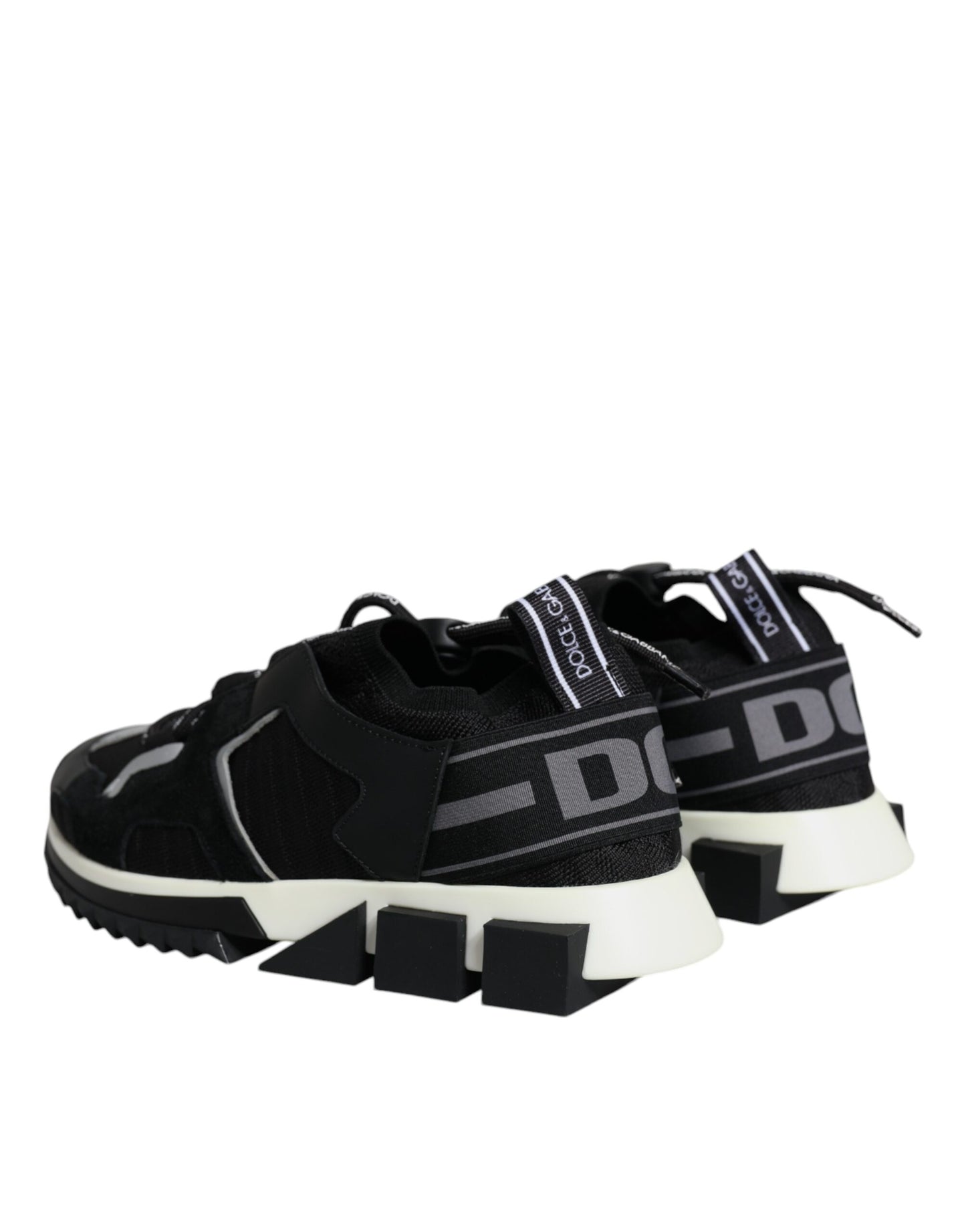 Dolce &amp; Gabbana Black Mesh Sorrento Trekking Sneakers Shoes