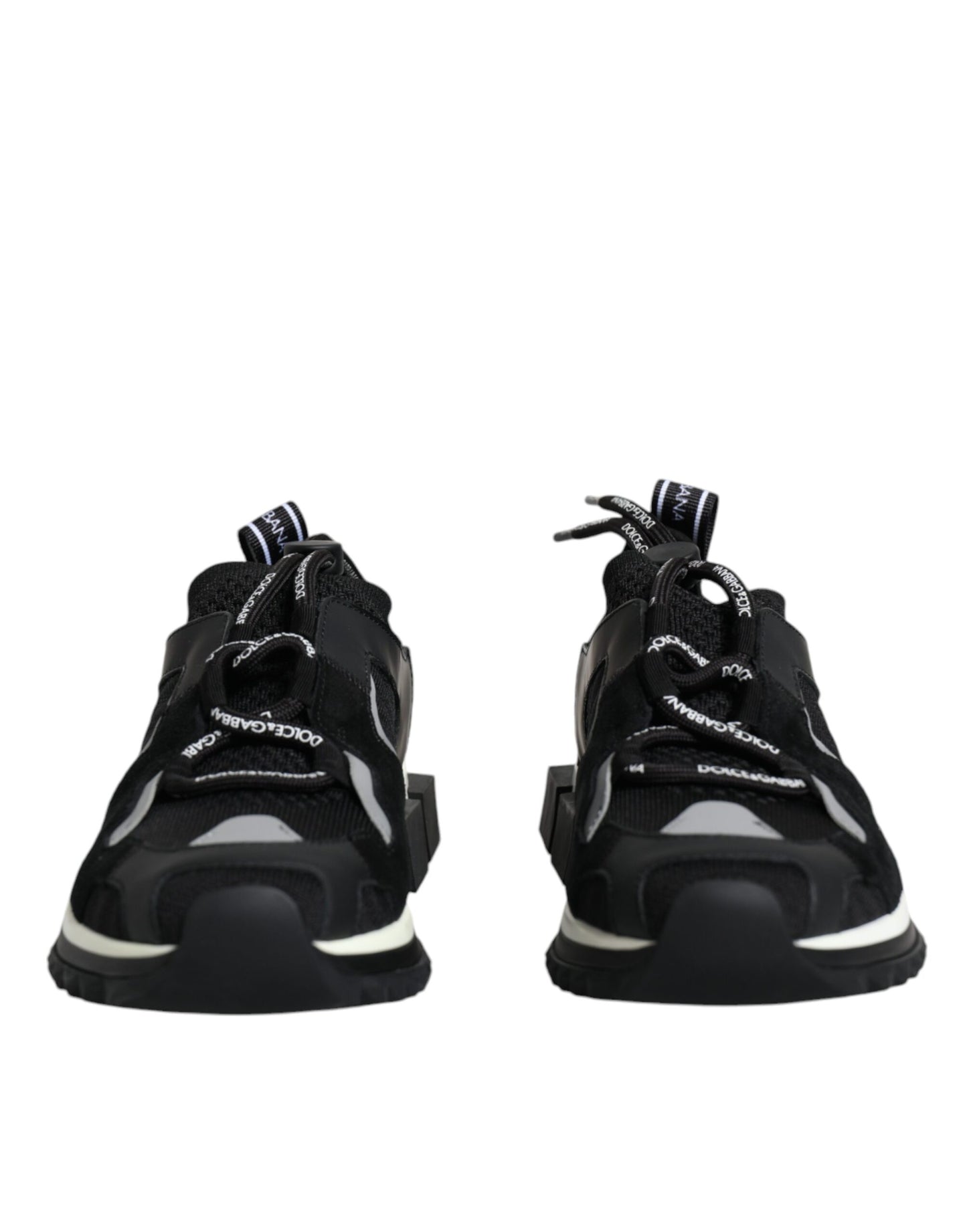 Dolce &amp; Gabbana Black Mesh Sorrento Trekking Sneakers Shoes