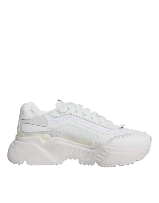 Dolce &amp; Gabbana White Daymaster Low Top Sneakers Shoes