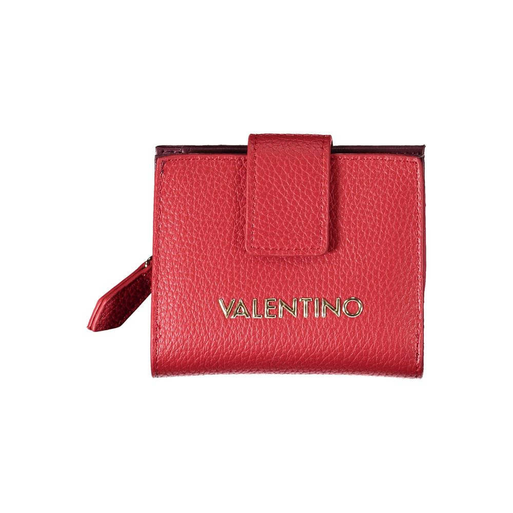 Valentino Bags Rotes Portemonnaie aus Polyethylen