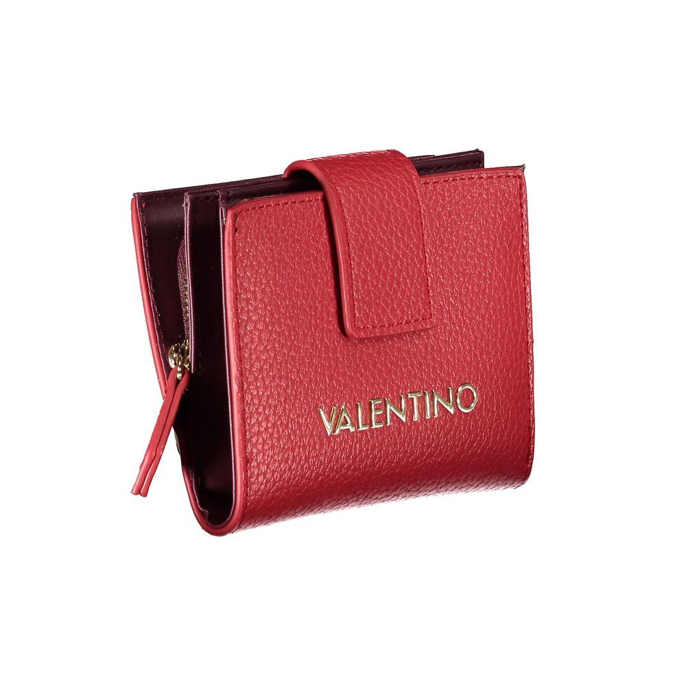 Valentino Bags Rotes Portemonnaie aus Polyethylen