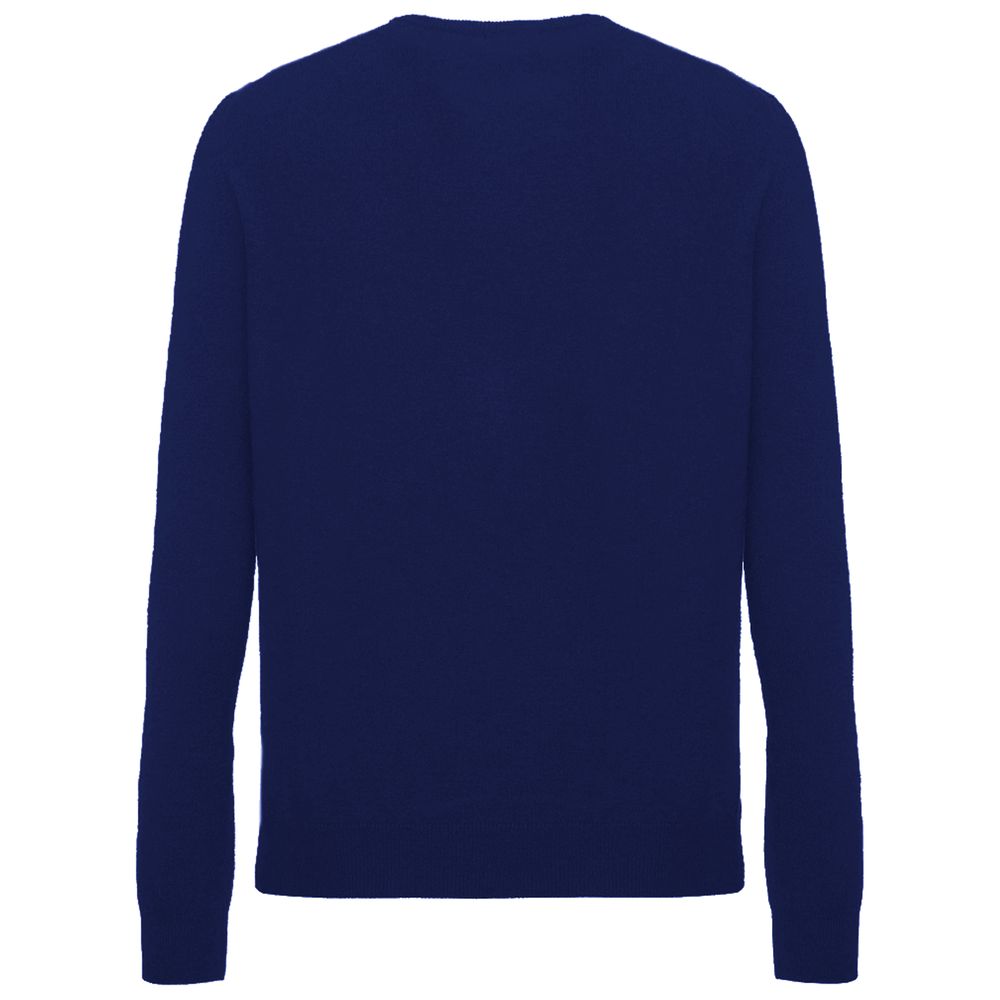 Malo Blauer Kaschmirpullover