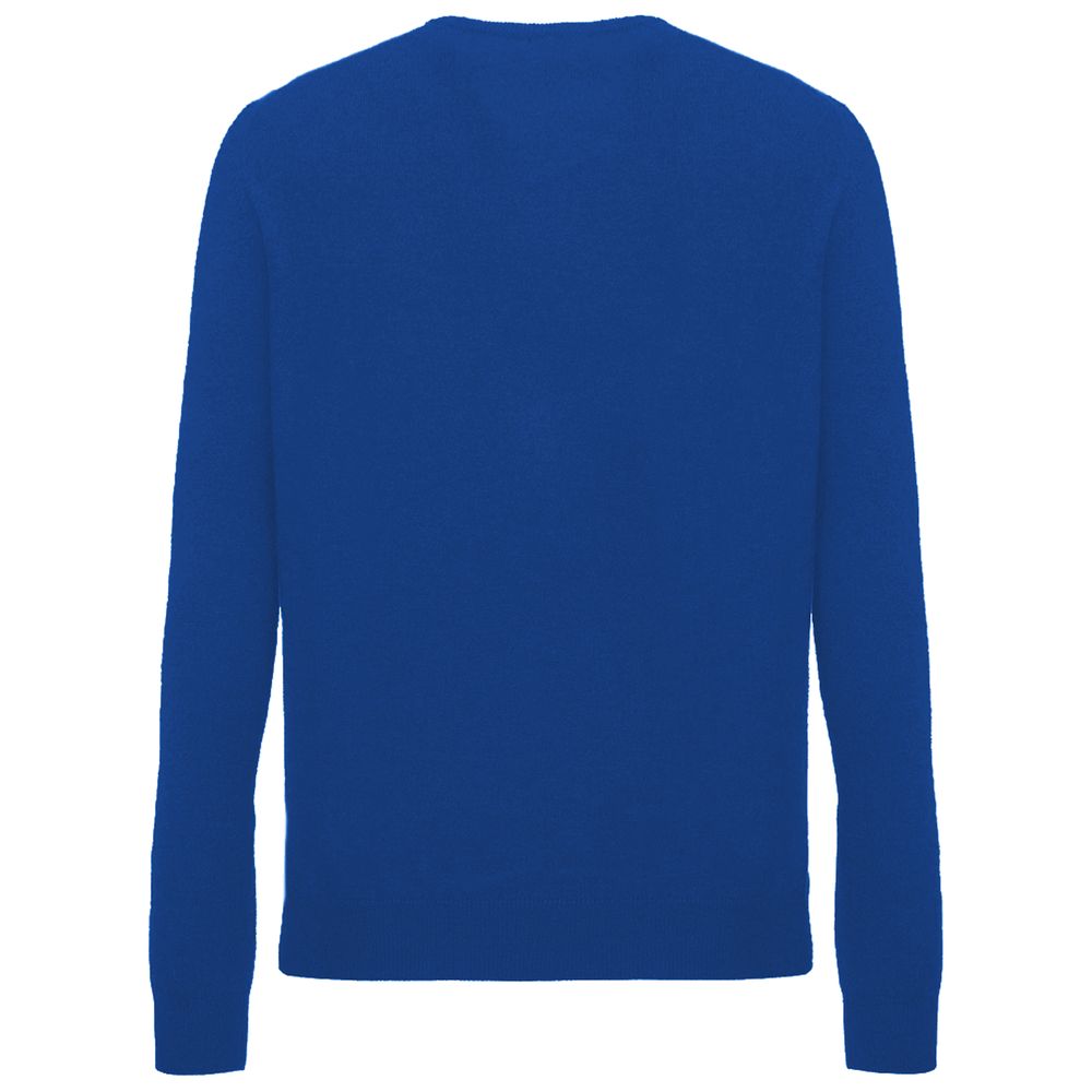 Malo Blauer Kaschmirpullover