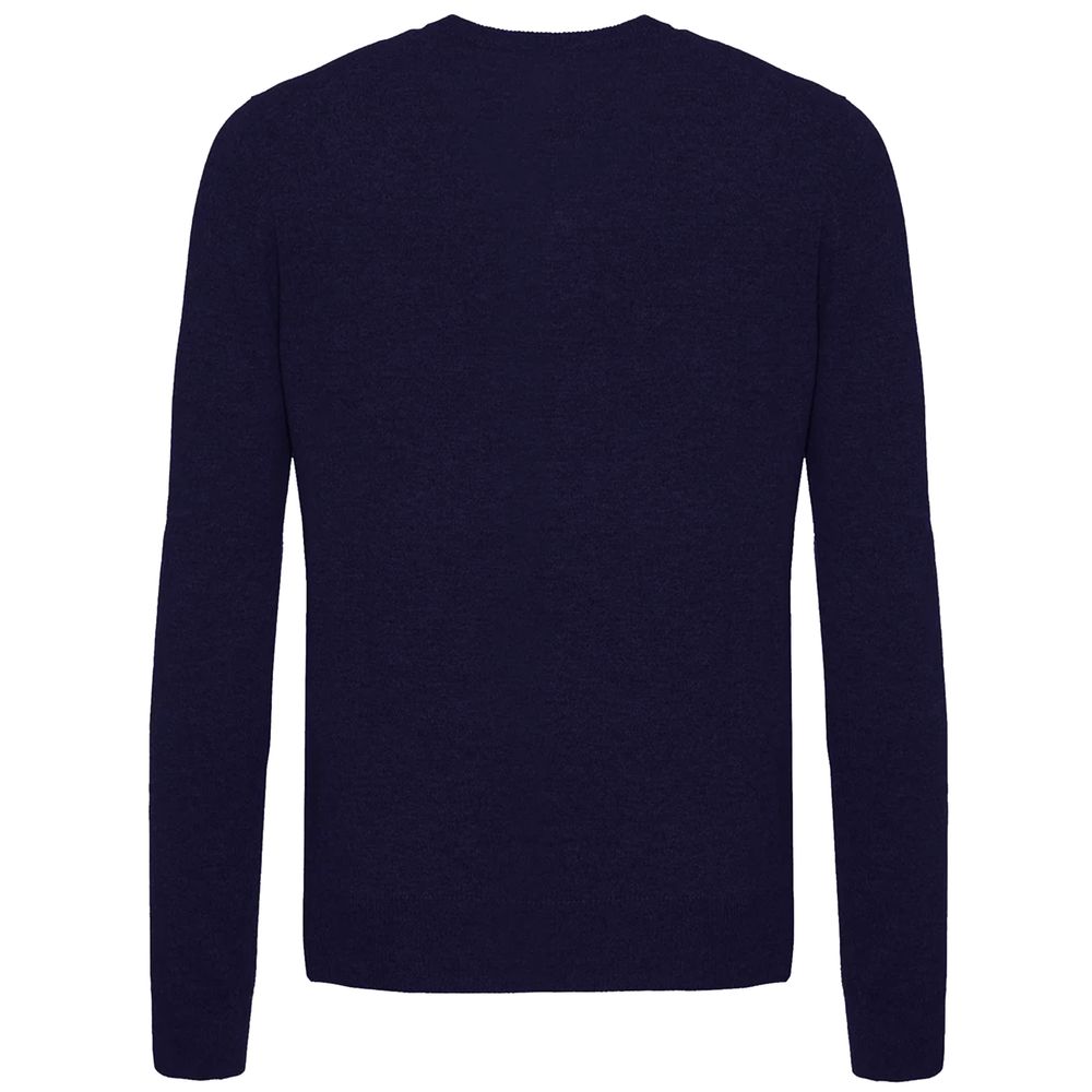 Malo Blauer Pullover aus Wolle