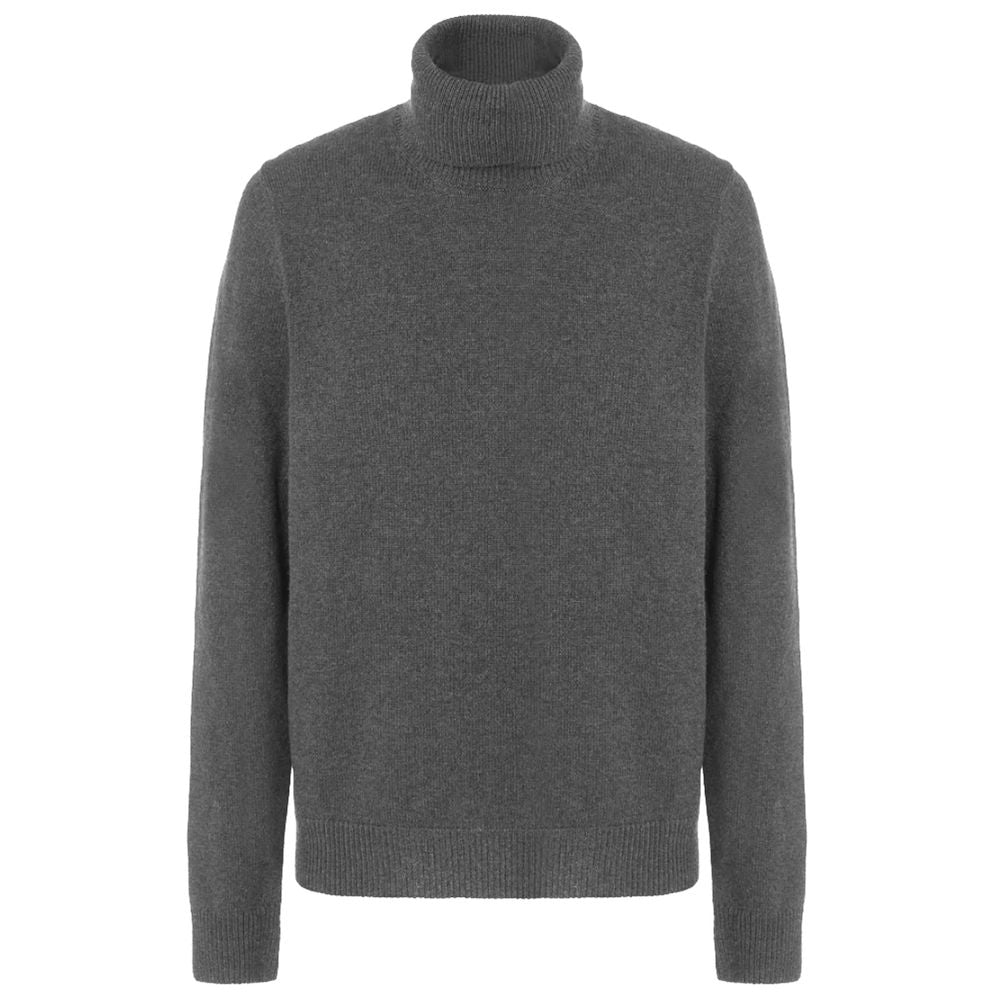 Malo Grauer Pullover aus Wolle für Männer