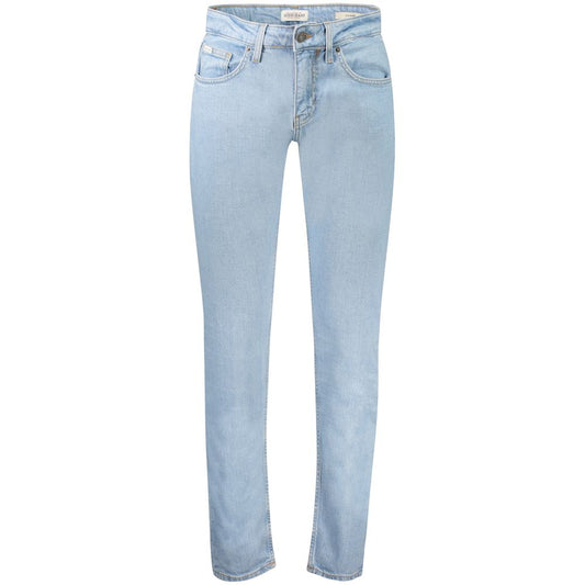 Guess Jeans Hellblaue Baumwolljeans & Hose