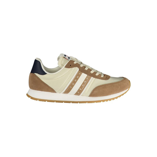 Tommy Hilfiger Beige Polyester Sneakers