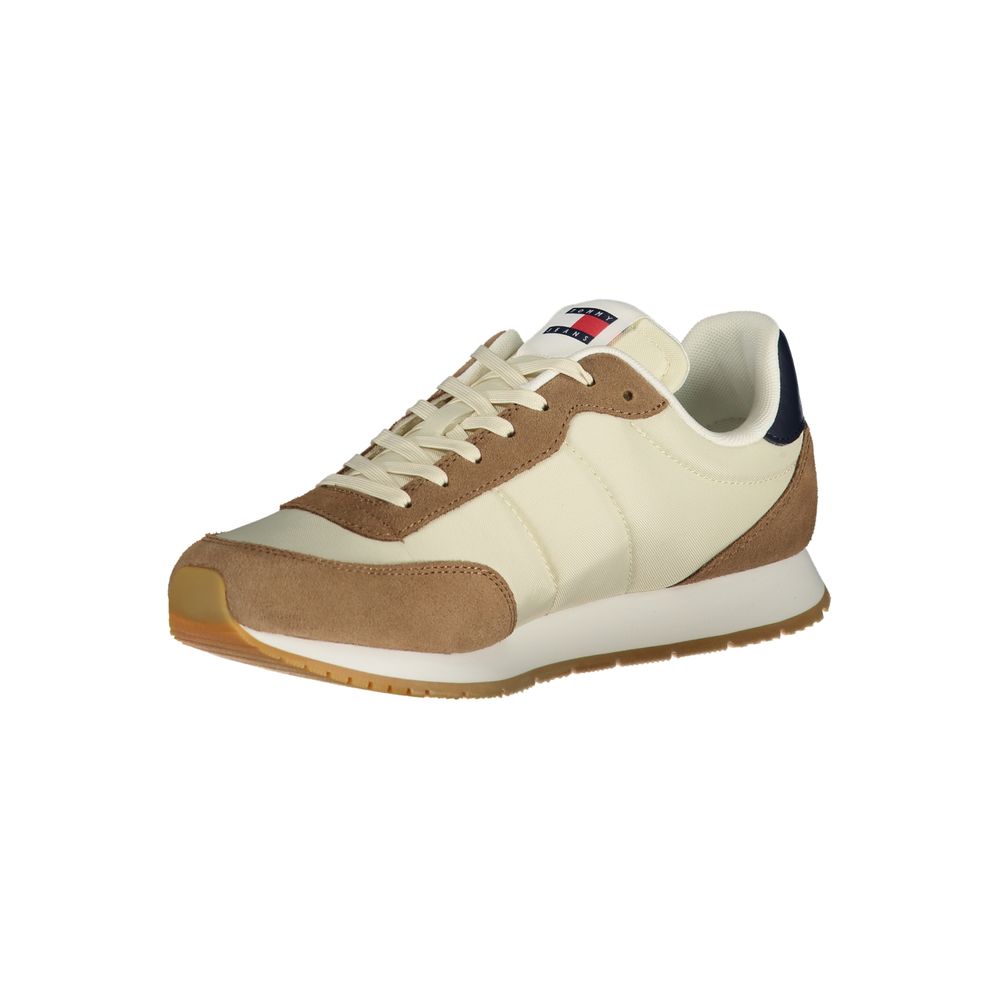 Tommy Hilfiger Beige Polyester Sneakers