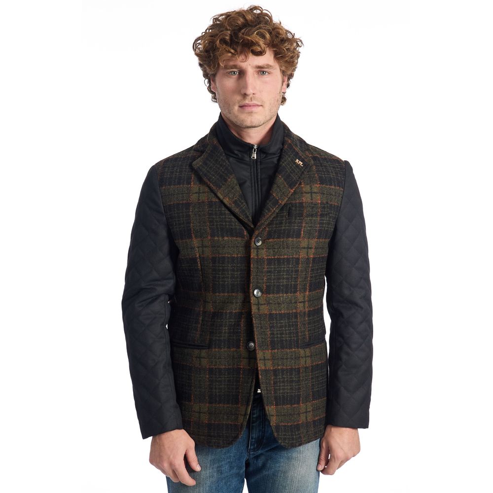 Roberto Pepe Luxury jacket in brown wool