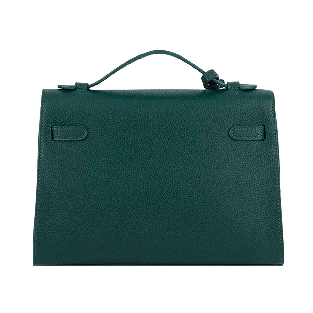 CRISTINAEFFE Green Faux Leather Crossbody Bag