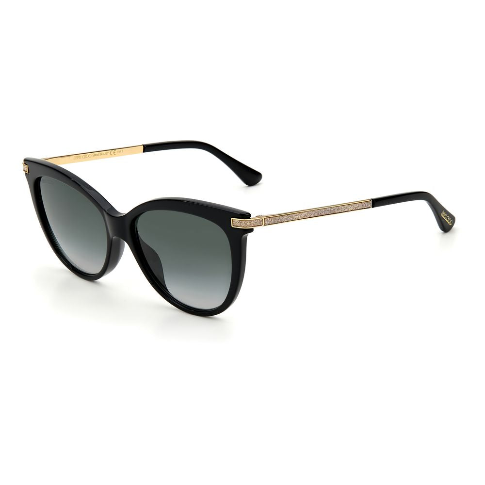 Jimmy Choo Schwarze Acetat-Sonnenbrille