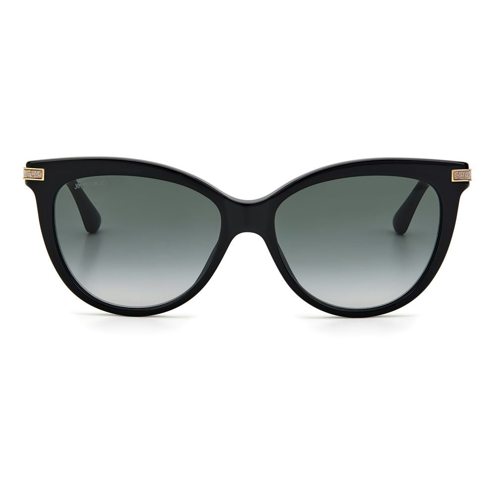 Jimmy Choo Schwarze Acetat-Sonnenbrille