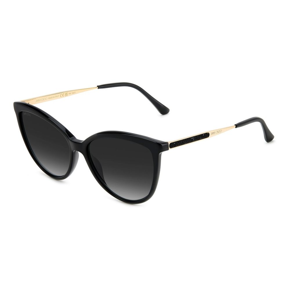 Jimmy Choo Schwarze Metall-Sonnenbrille