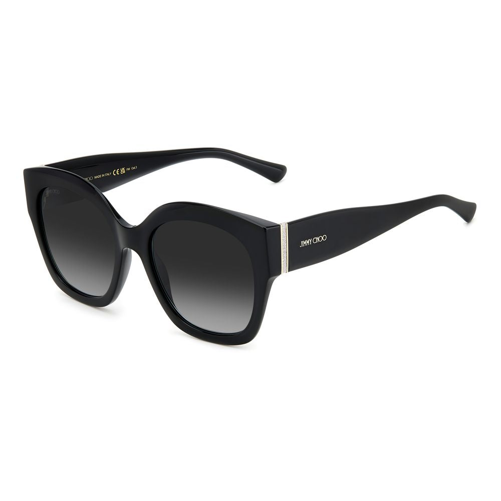 Jimmy Choo Schwarze Acetat-Sonnenbrille