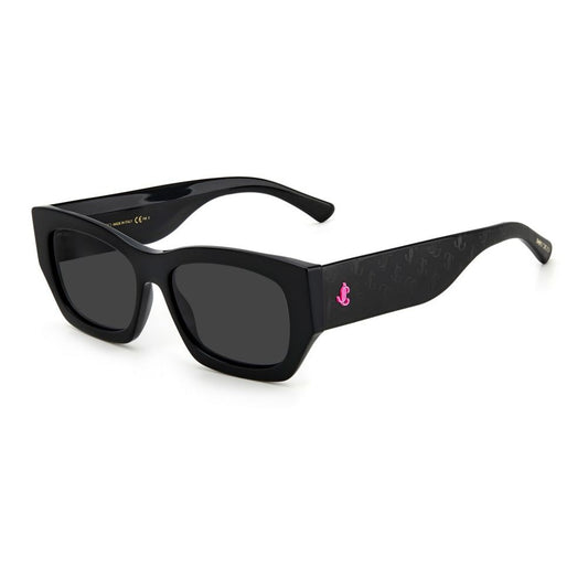 Jimmy Choo Schwarze Acetat-Sonnenbrille