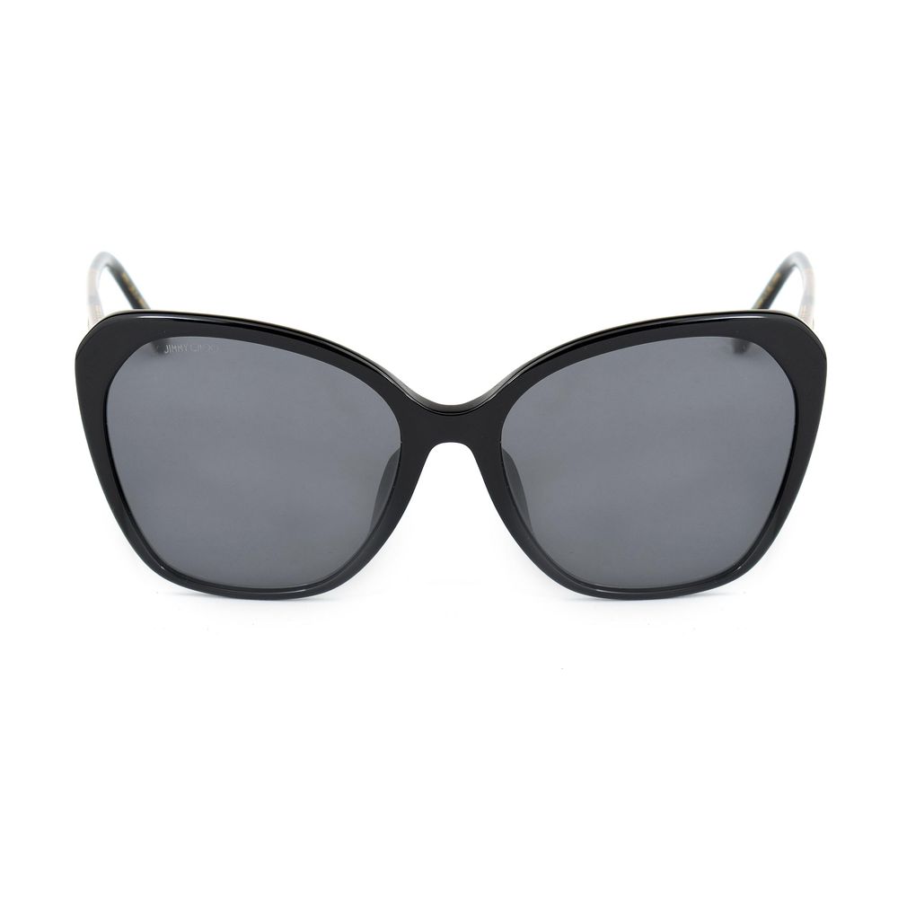 Jimmy Choo Schwarze Metall-Sonnenbrille